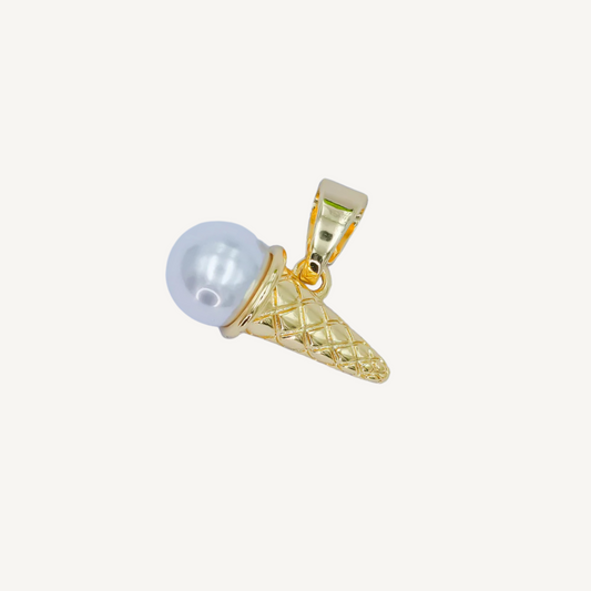 Medium Ice Cream Cone Charm