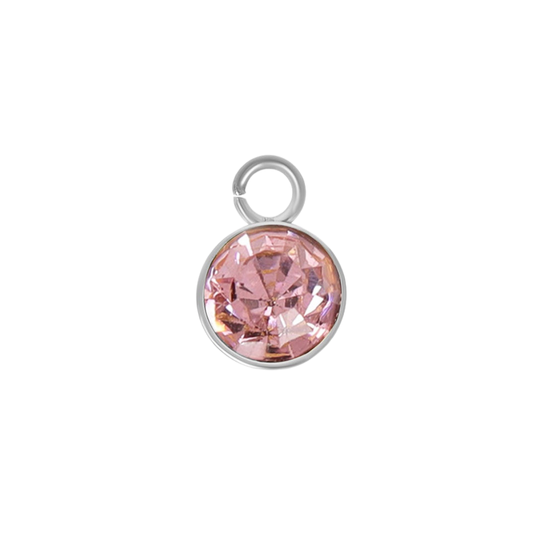 Mini Silver Birthstone Charms