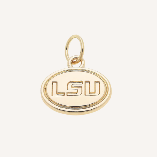 Large LSU Gold Logo Charm