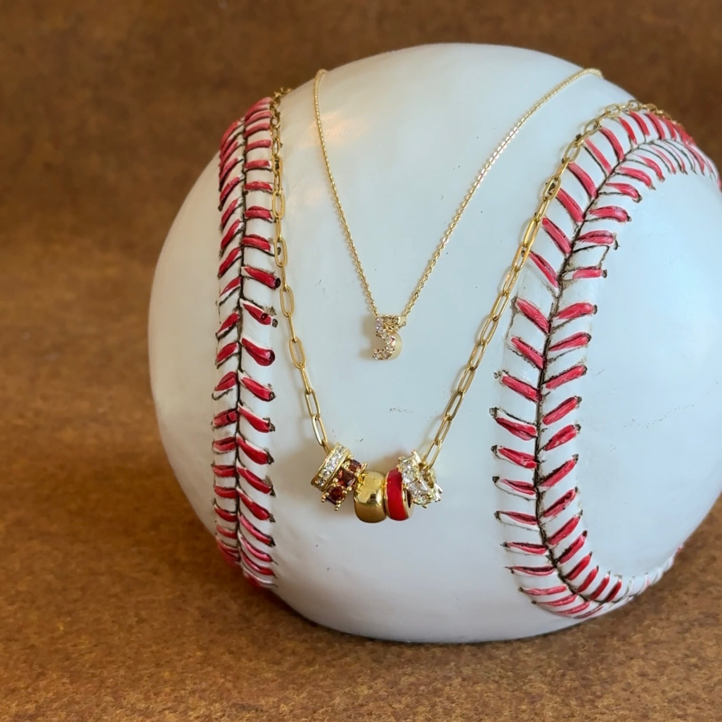 Number Slider Necklace in Gold