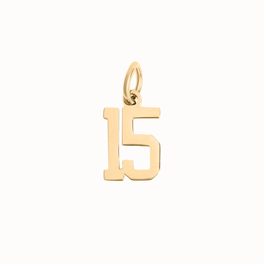 Small Varsity Number Charms