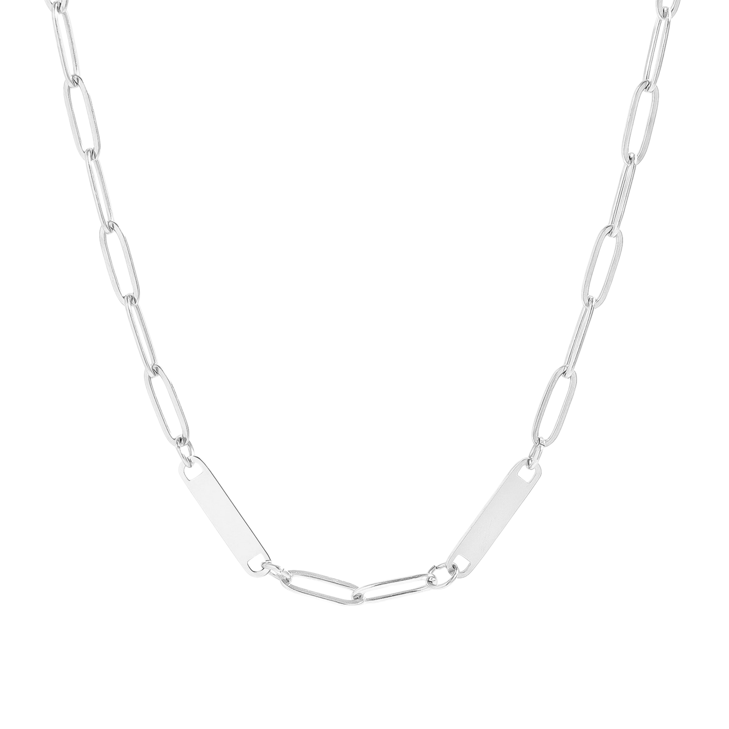 Silver Engraved 1, 2, or 3 Bar Necklace