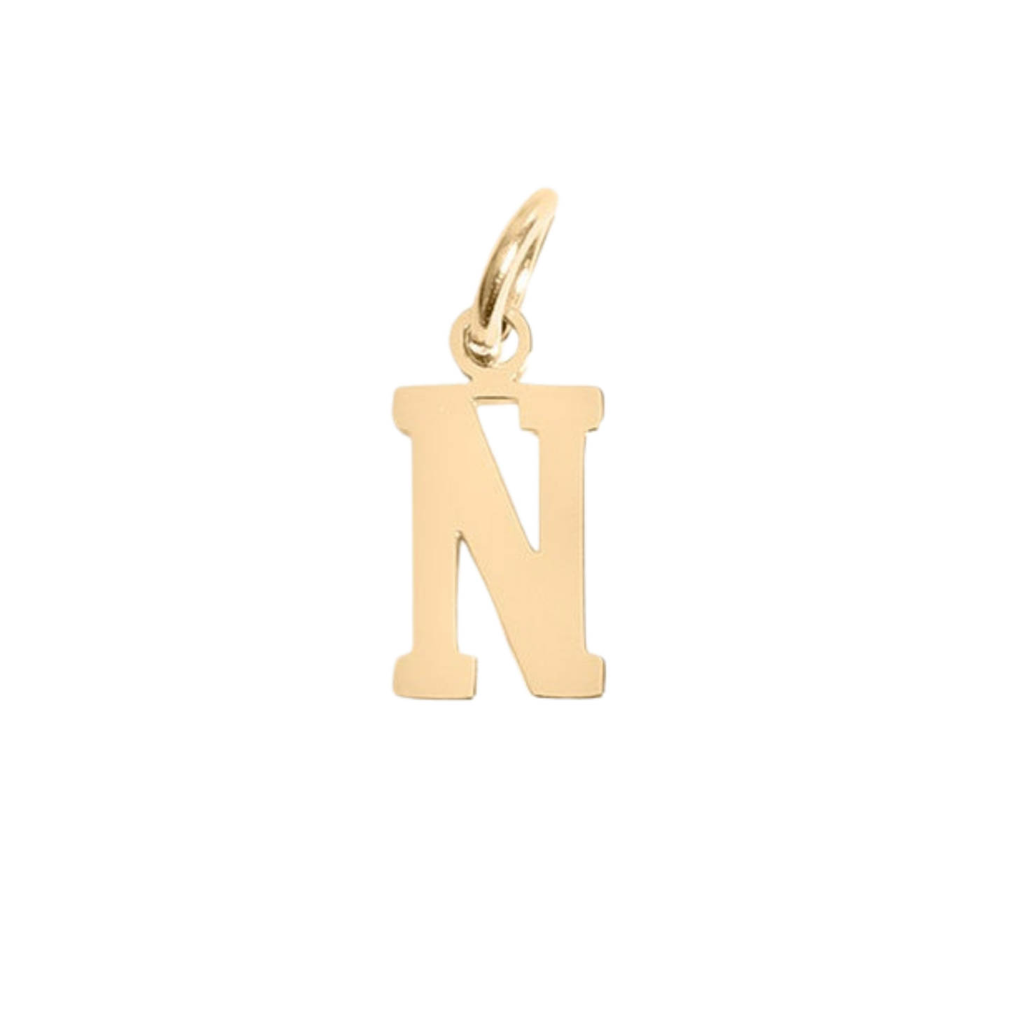 Small Varsity Initial Charms