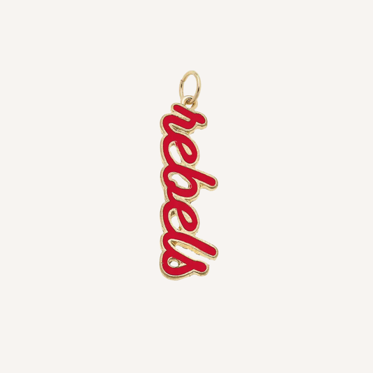 Medium Ole Miss Rebels Script Charm