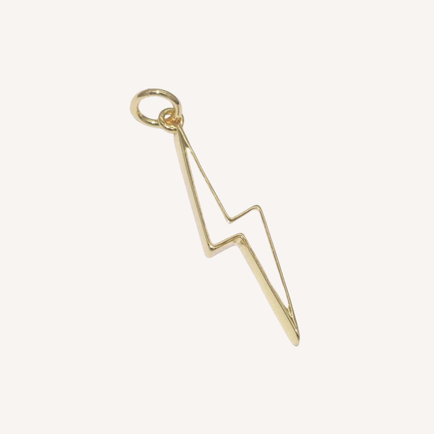 Medium Lightning Bolt Charm