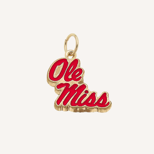 Medium Ole Miss Rebels Logo Charm