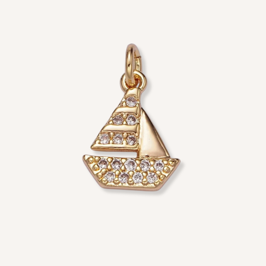 Mini Sailboat Charm
