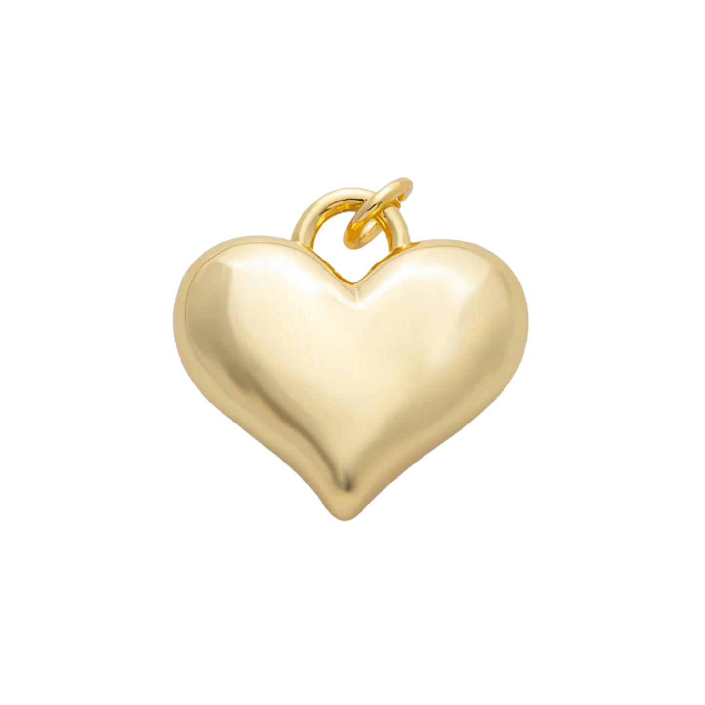 Large Bubble Heart Charm