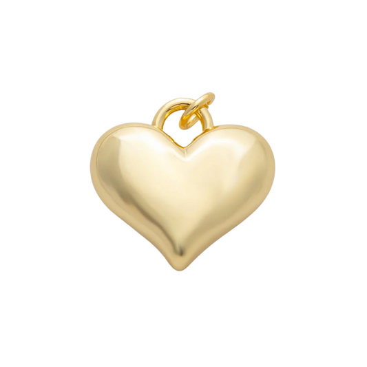 Large Bubble Heart Charm