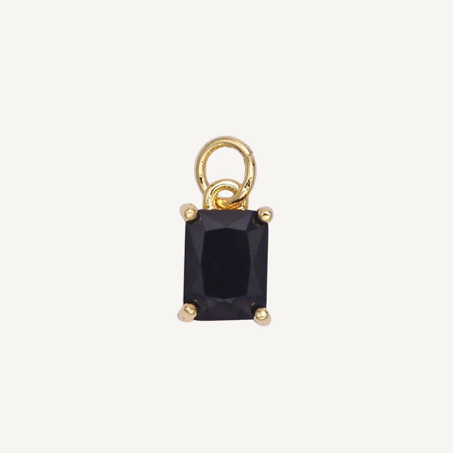 Small Baguette Colored Charms