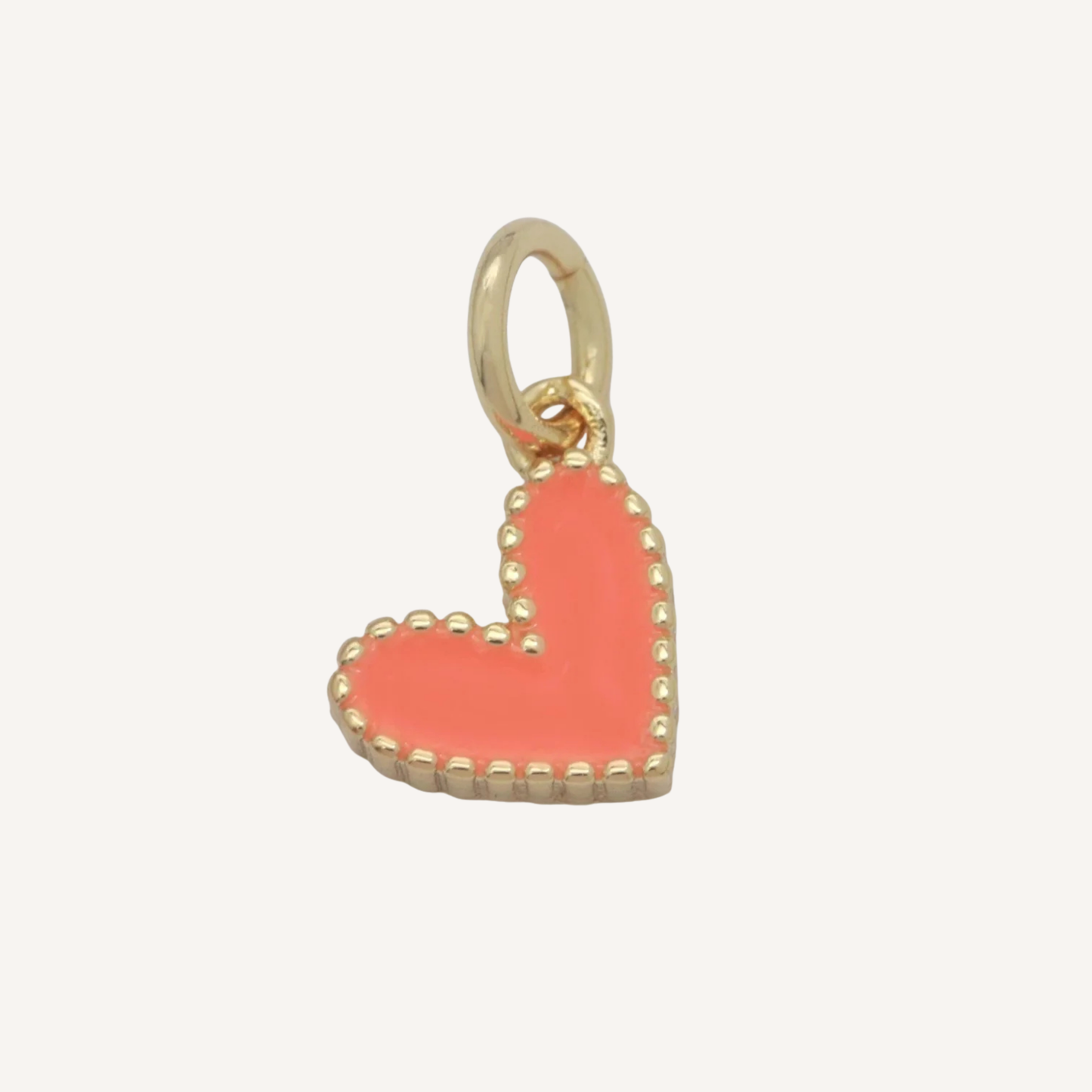 Mini Colored Heart Charms