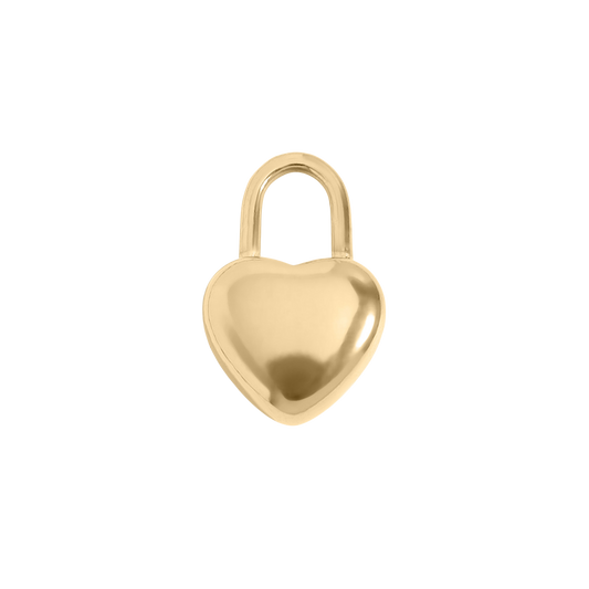 Medium Heart Lock Charm