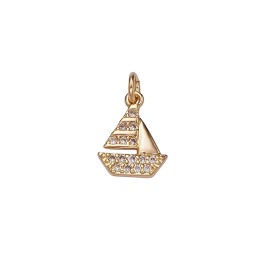 Mini Sailboat Charm