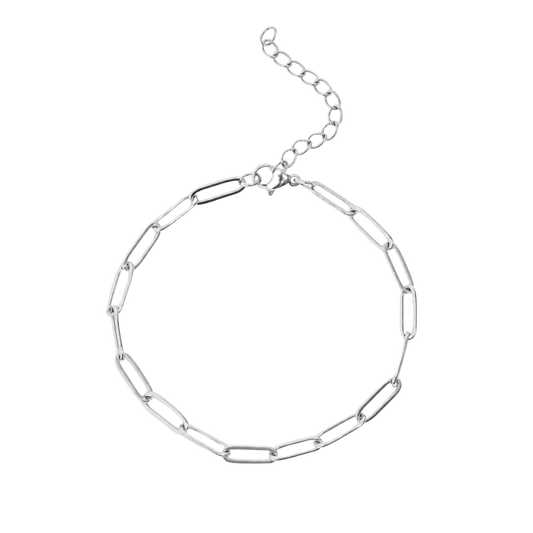 Silver Large Sage Bracelet