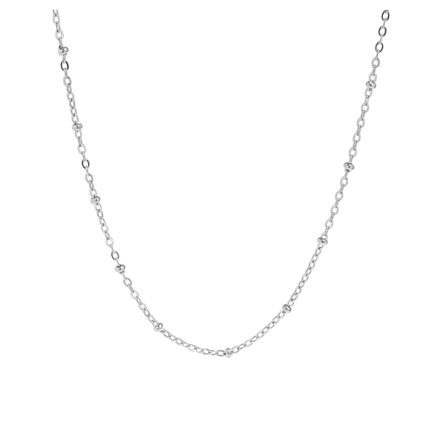 Silver Bobbie Necklace