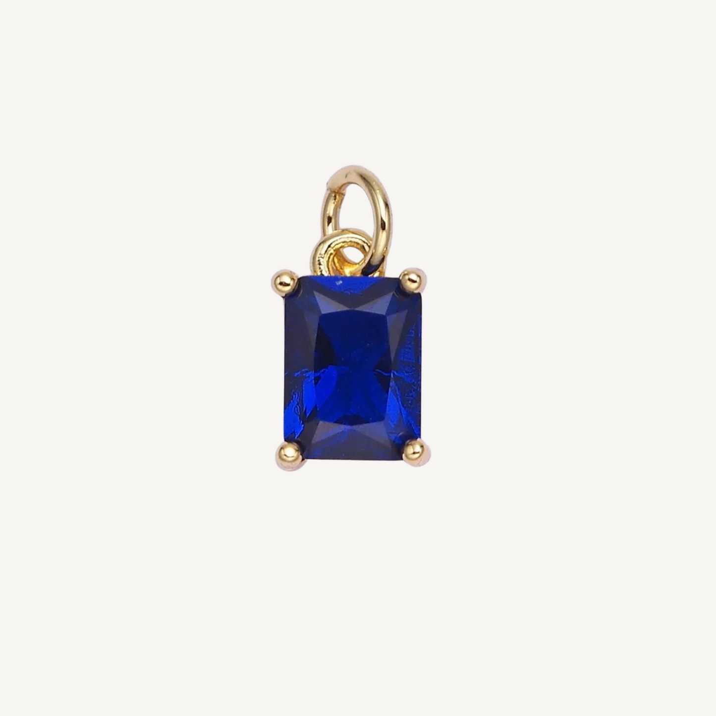 Small Baguette Colored Charms