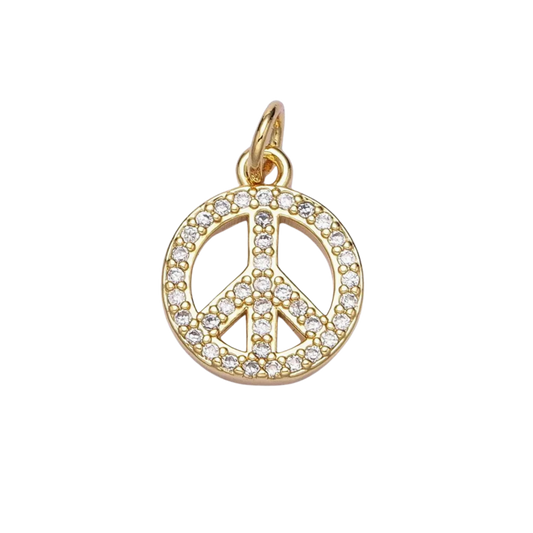 Medium Peace Sign Charm