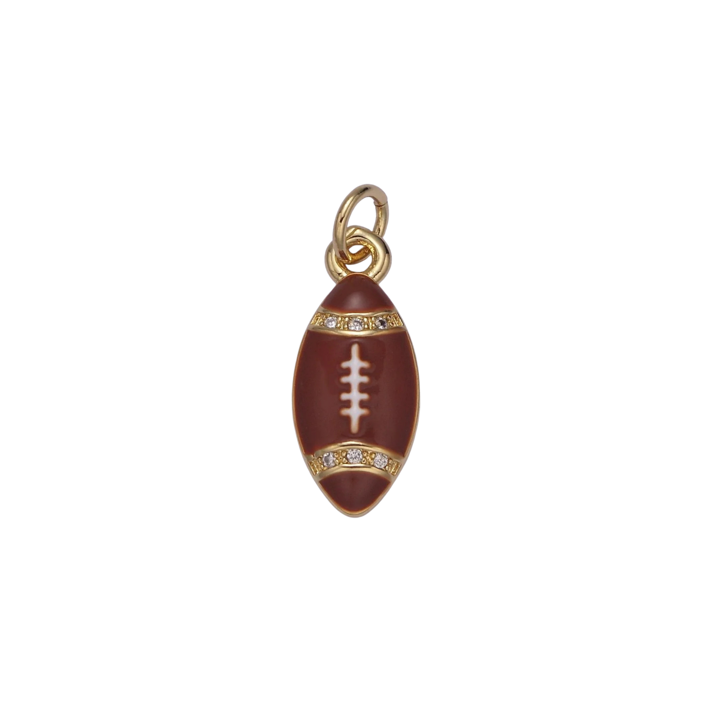 Small Football Charm