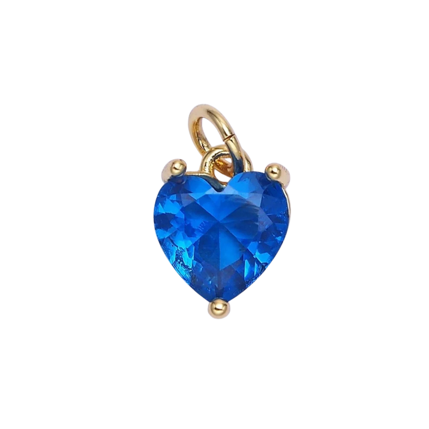 Small Colored Heart Charms