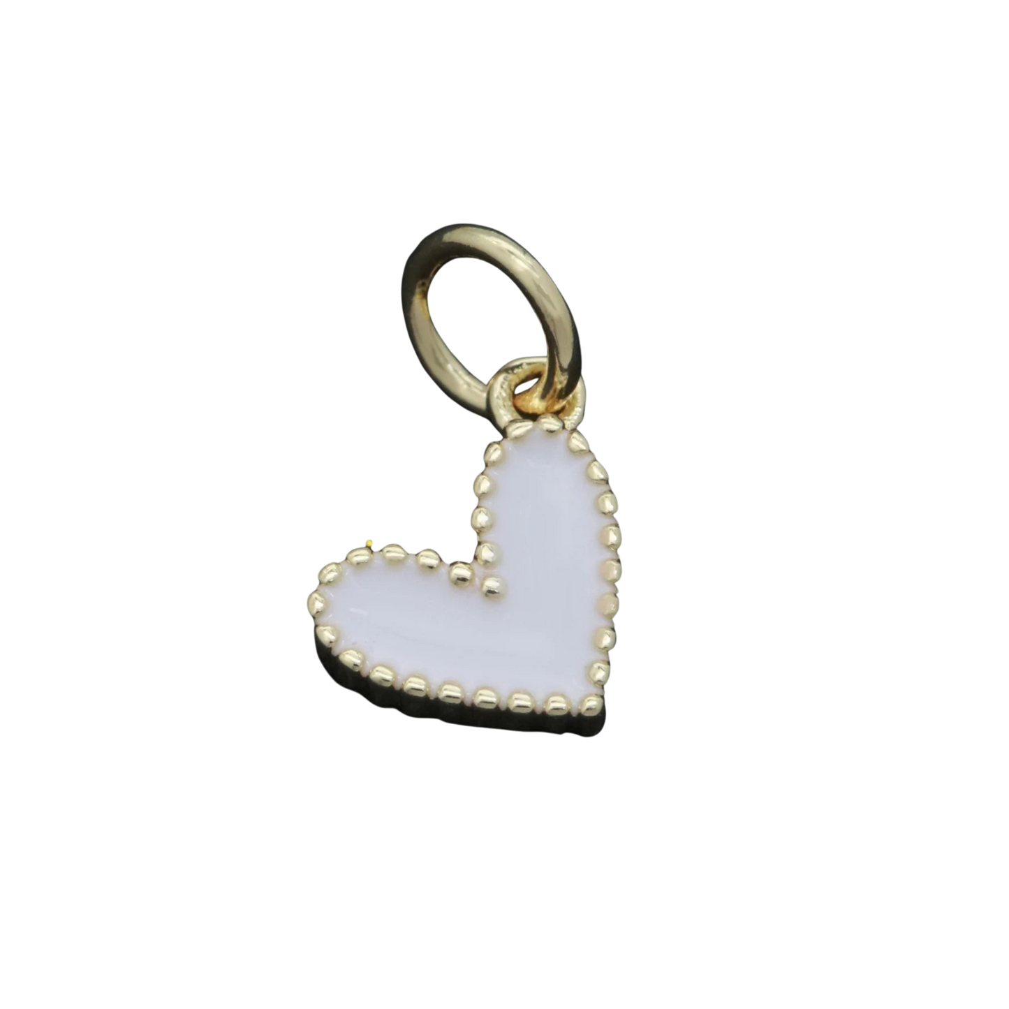 Mini Gold Colored Heart Charms
