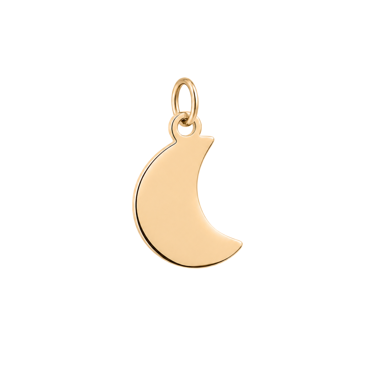 Small Gold Moon Charm