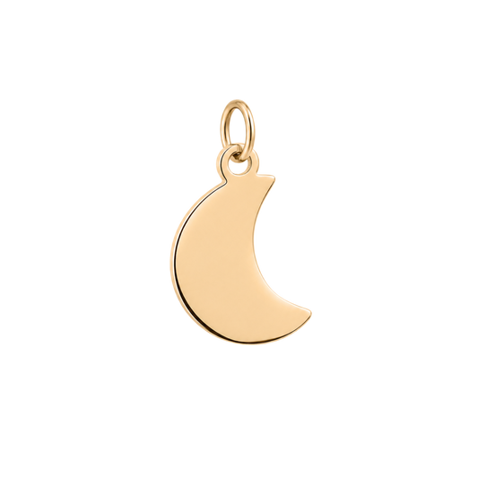Small Gold Moon Charm