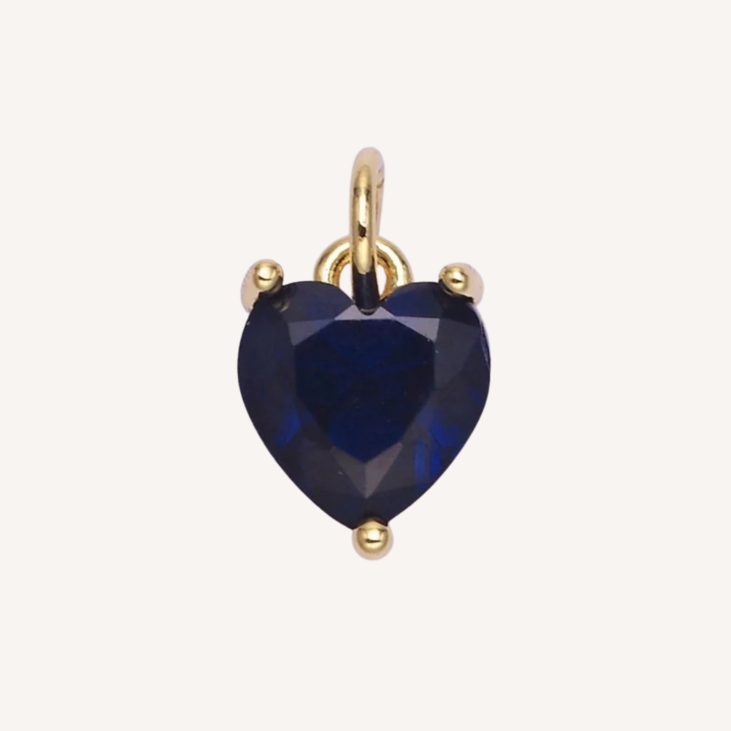 Small Colored Heart Charms