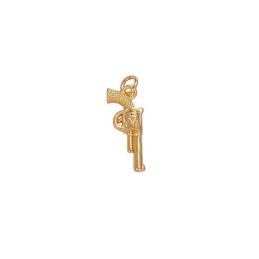Mini Revolver Gun Charm