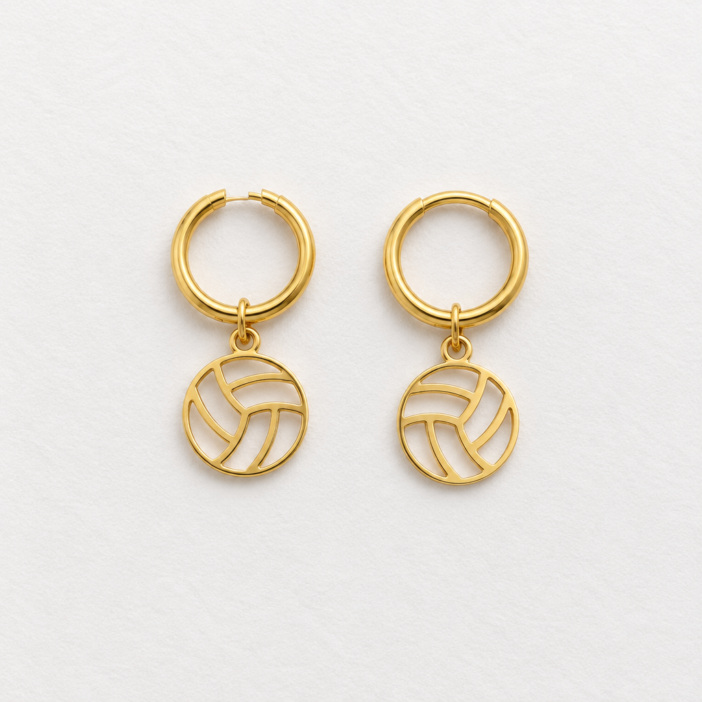 Volleyball Dangle Earrings