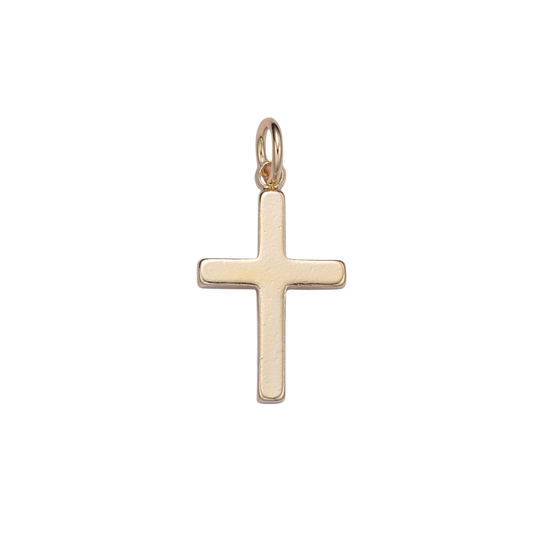 Gold Cross Charm