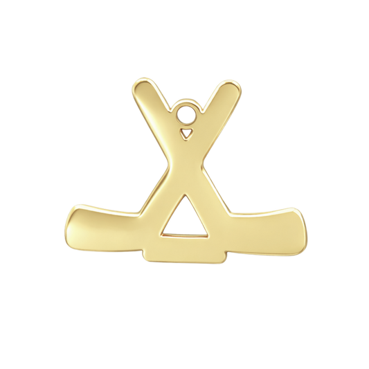 Large Ice Hockey Charm (Engravable)