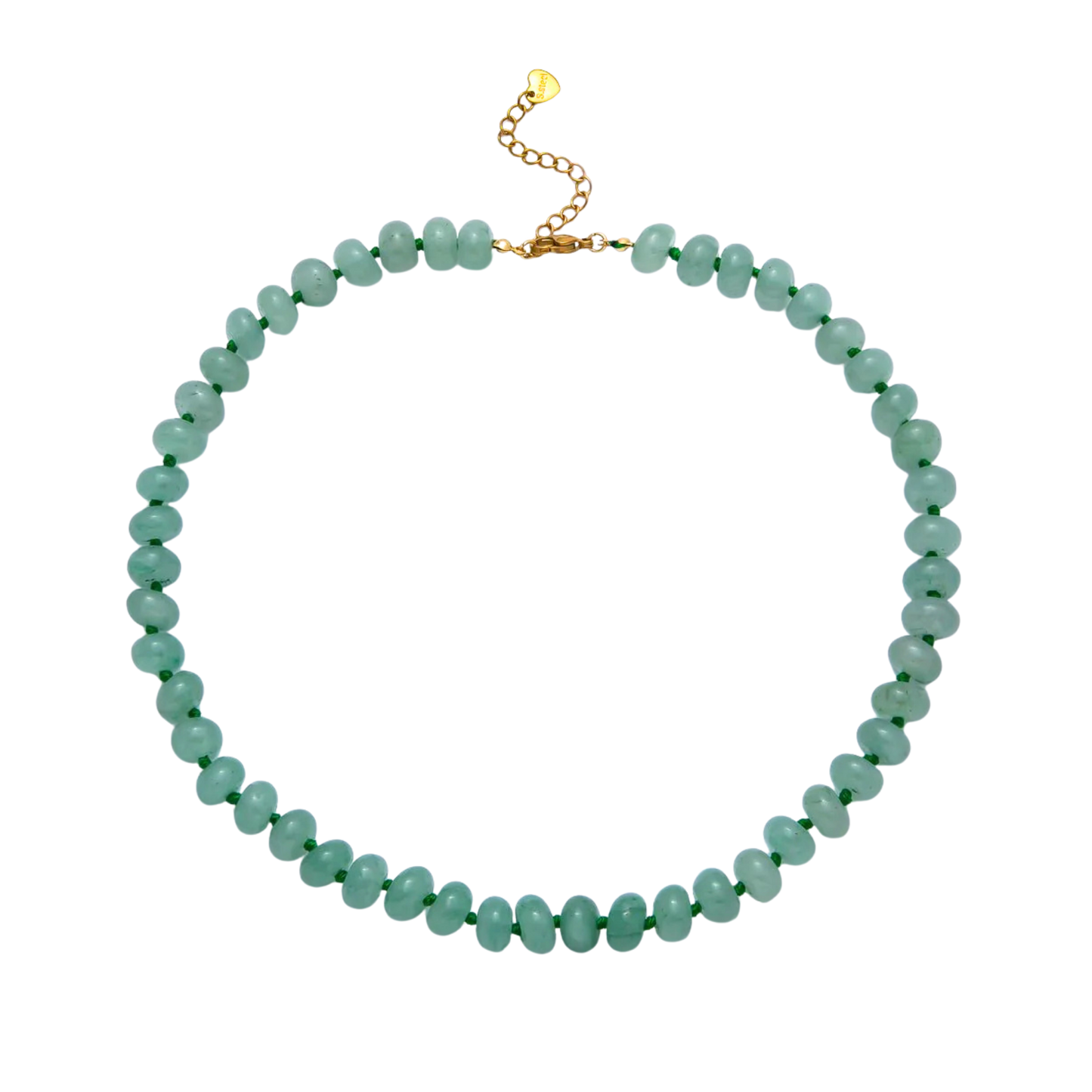 Chunky Aventurine Beaded Statement Necklace