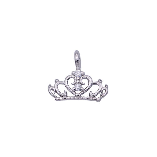 Mini Silver Tiara Charm