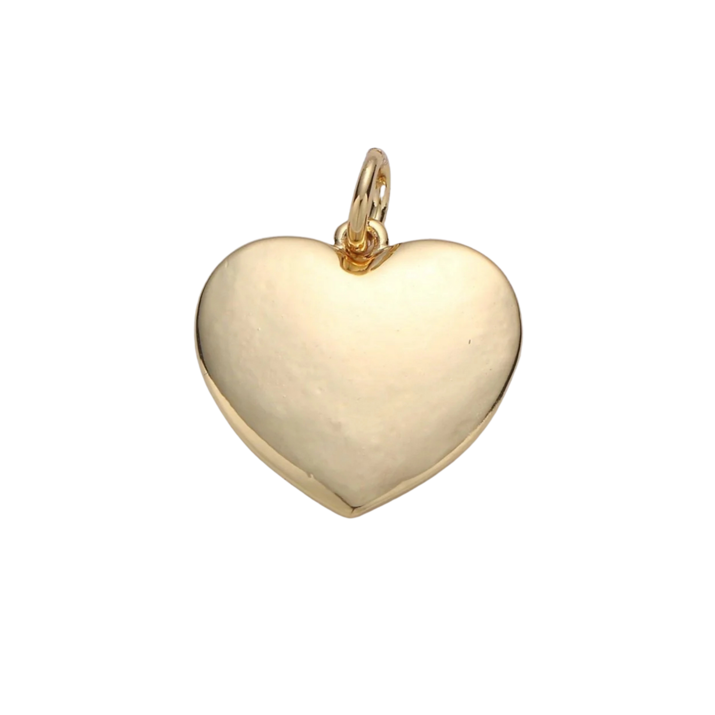 Medium Gold Heart Charm