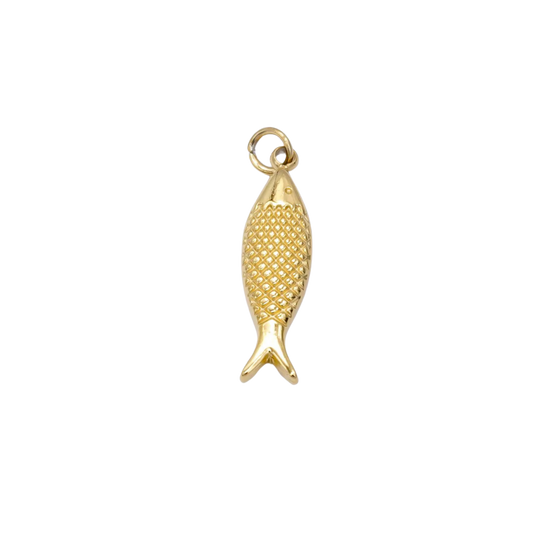 Medium Gold Fish Charm