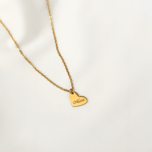 Mom Heart Necklace