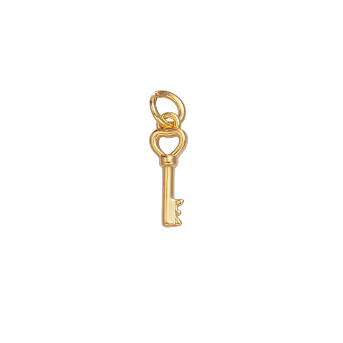 Mini Key Charm Mini Heart Key Charm – Fable Lane LLC