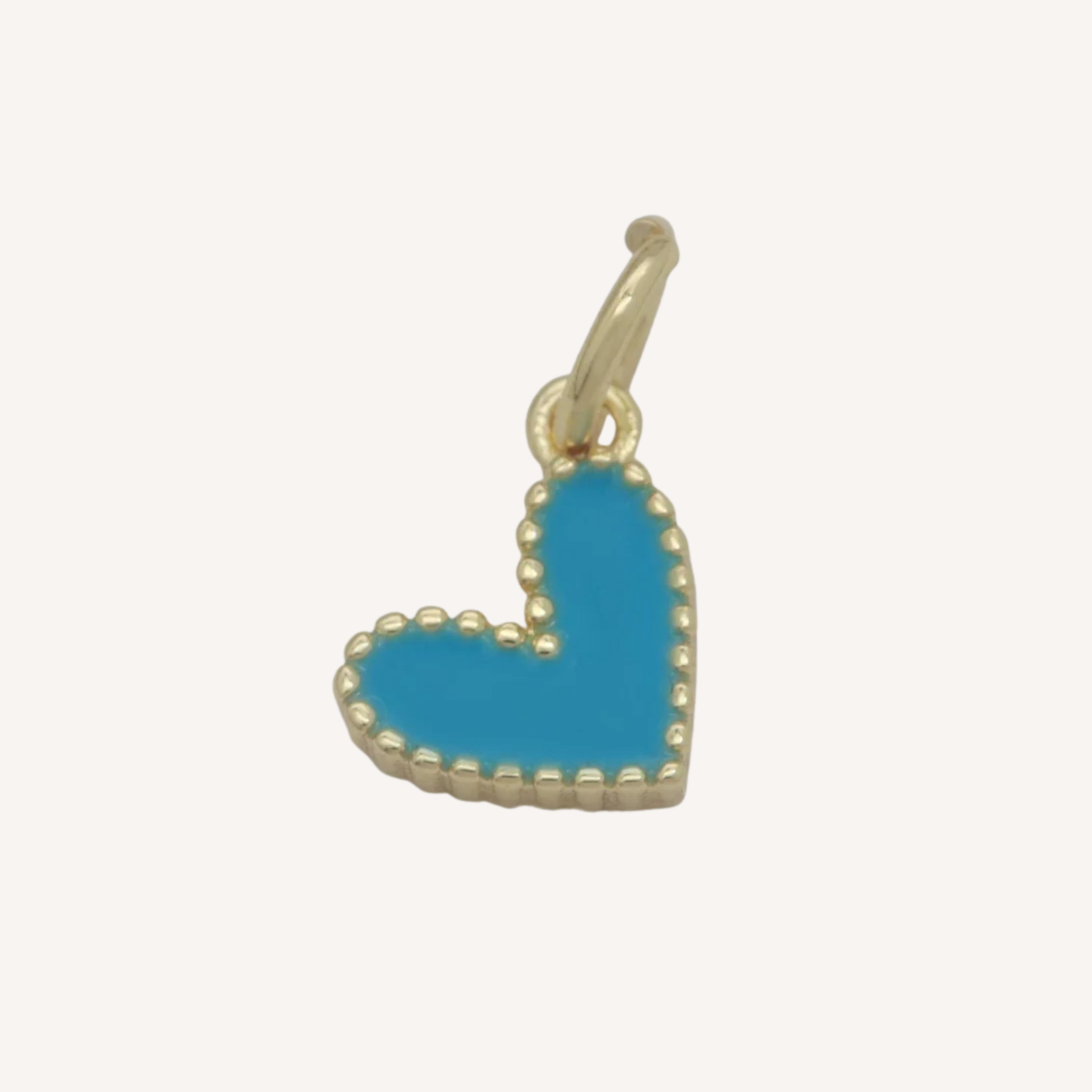 Mini Colored Heart Charms