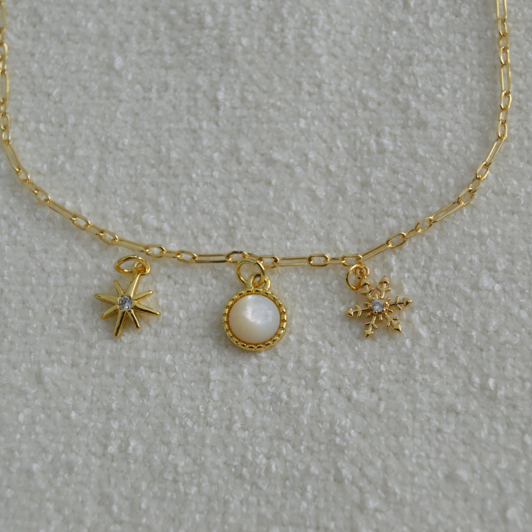 Mini Snowflake Charm