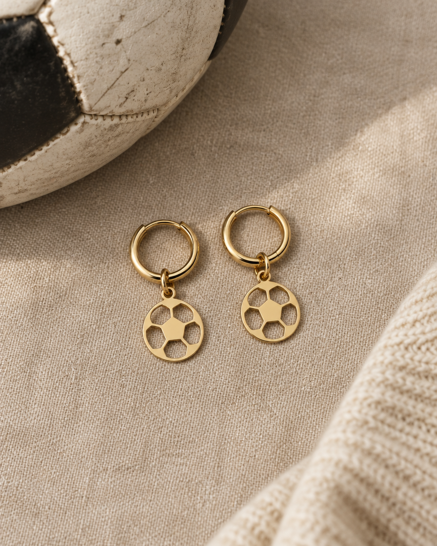 Soccer Dangle Earrings