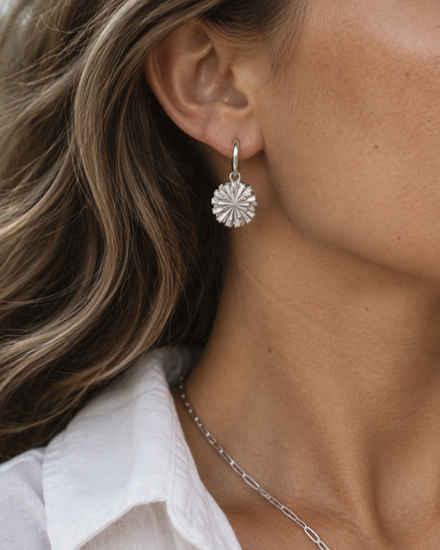 Pom Dangle Earrings