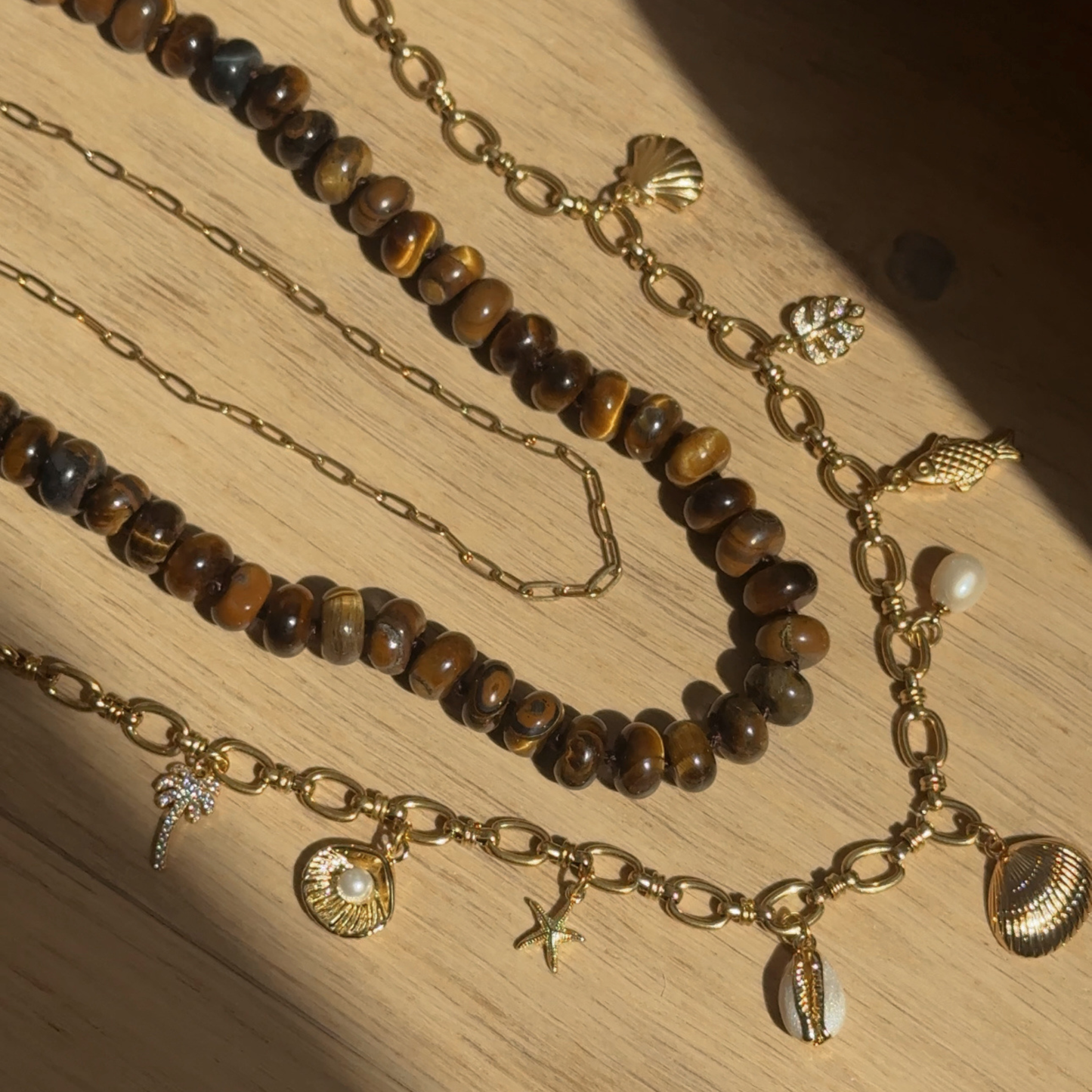 Summer Vibes 9-Charm Necklace