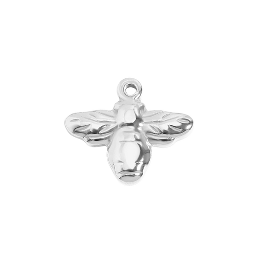 Medium Silver Bee Charm