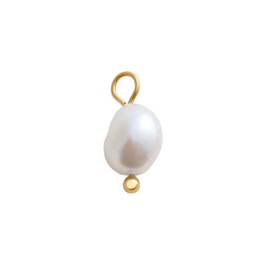 Mini Gold Freshwater Pearl Charm