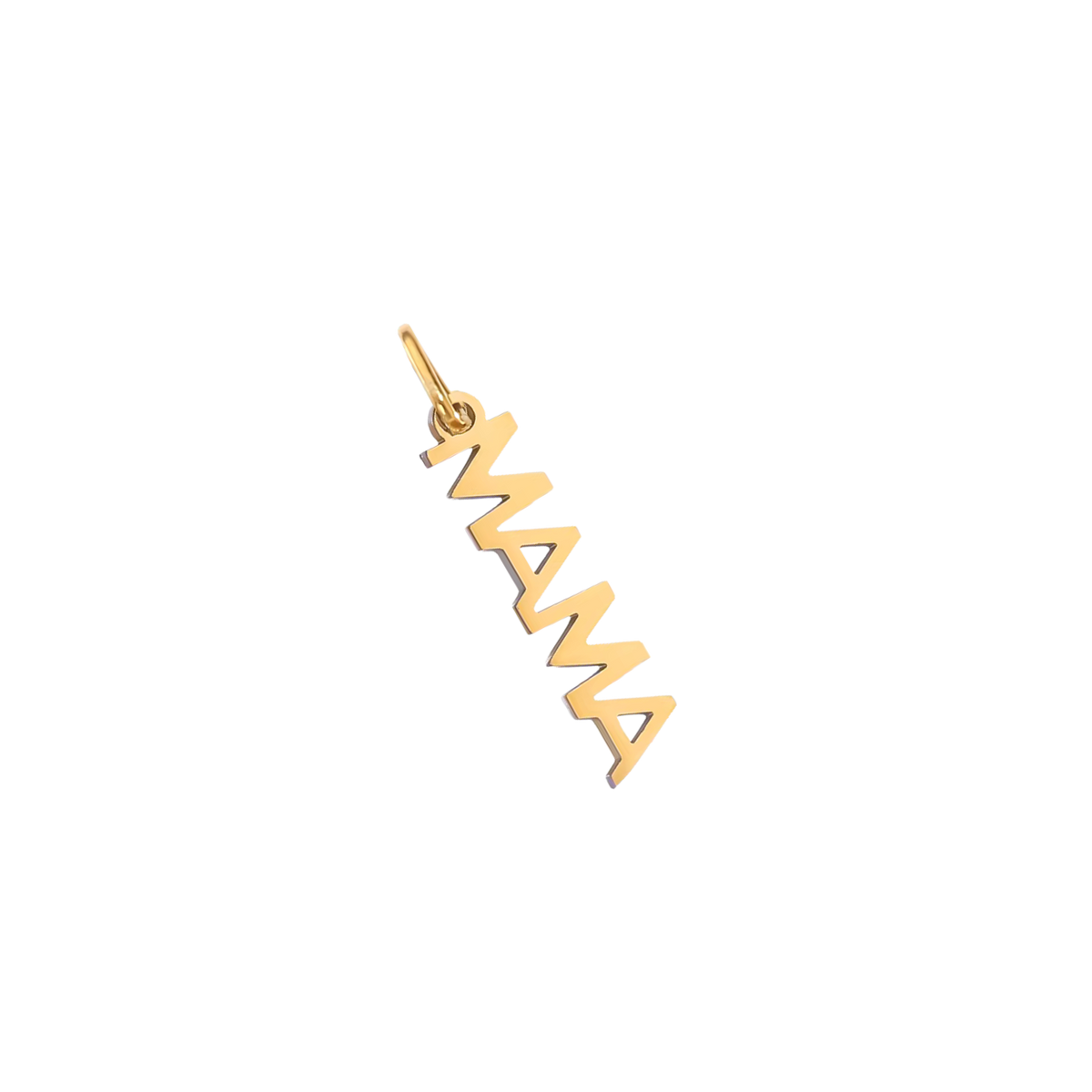 Small Gold "MAMA" Charm