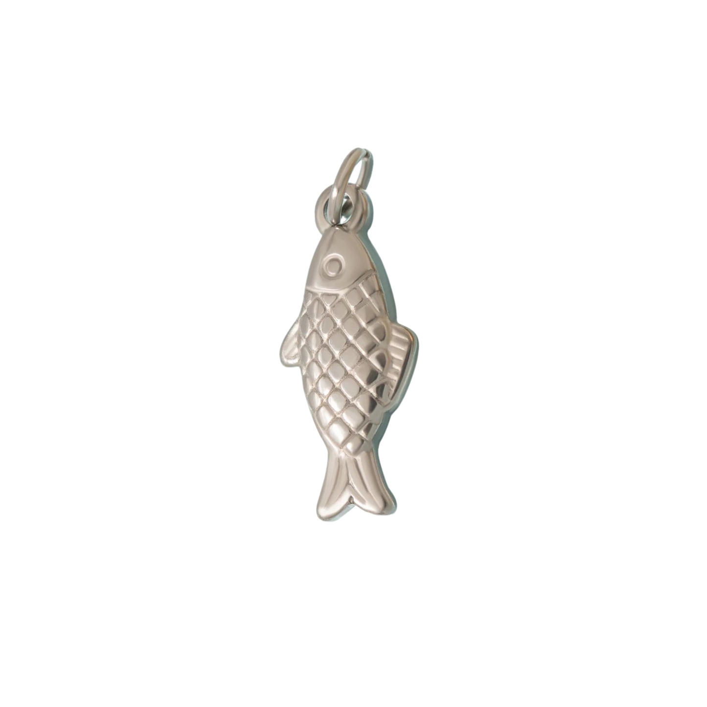 Medium Silver Fish Charm