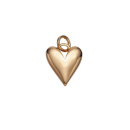 Mini Gold Heart Charm