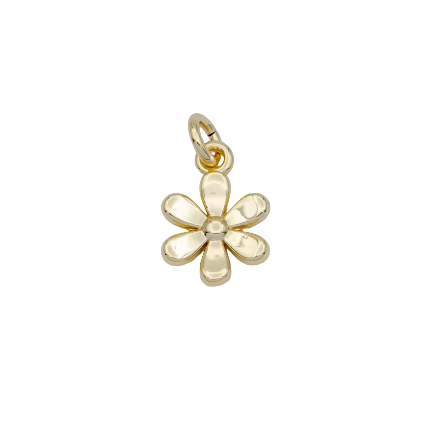 Mini Gold Flower Charm
