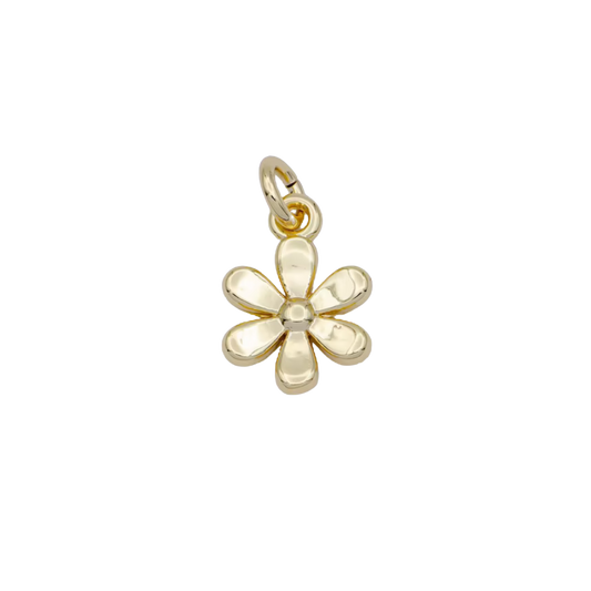 Mini Gold Flower Charm