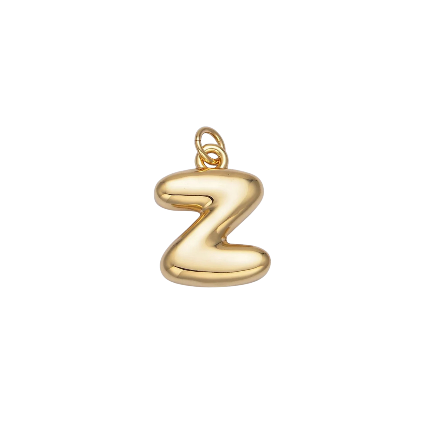 Mini Bubble Initial Charm